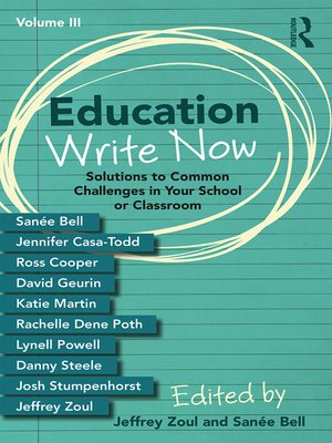 cover image of Education Write Now, Volume III